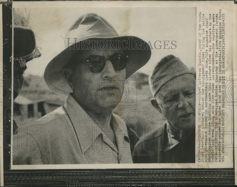 Load image into Gallery viewer, 1955 Press Photo Rafael Calderon Guardia, chief of the Costa Rican rebels
