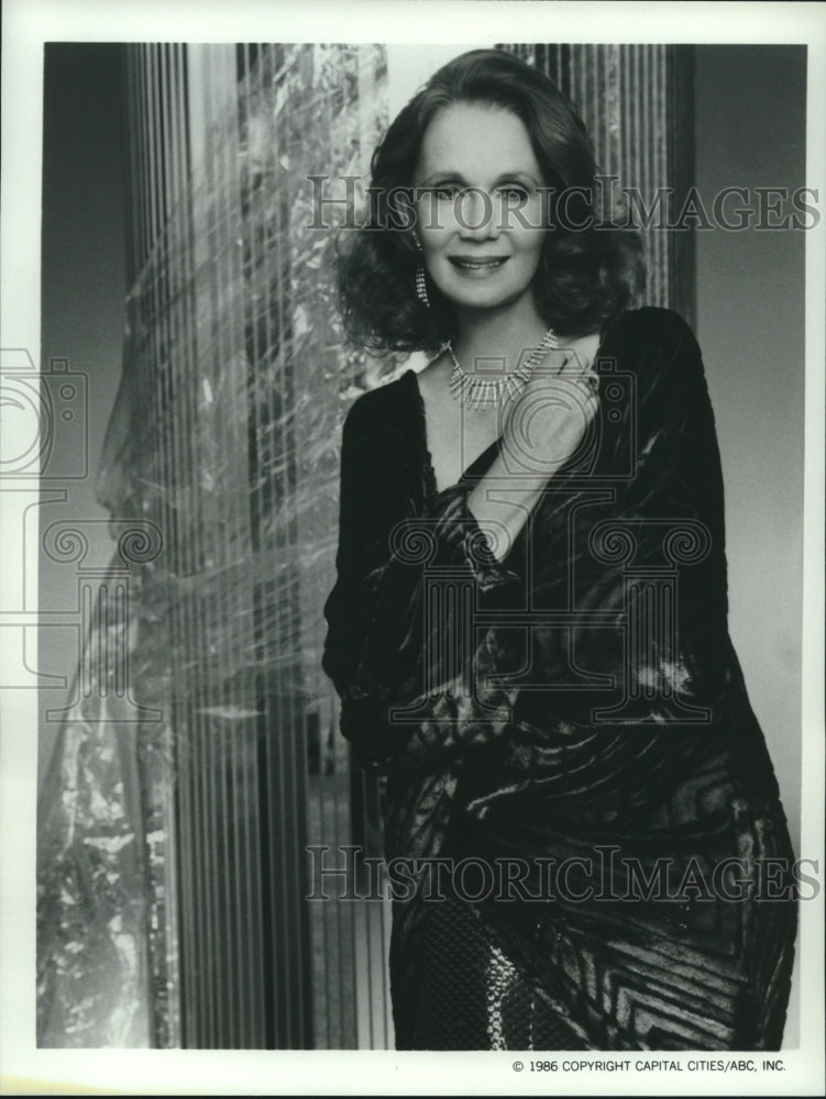 1986 Press Photo Actress Katherine Helmond on "Who's the boss?" on ABC-TV