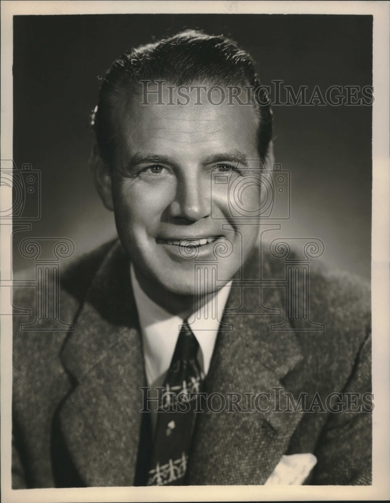 1952 Press Photo Bandleader Horace Heidt returns to CBS Radio on New Year&#39;s Day