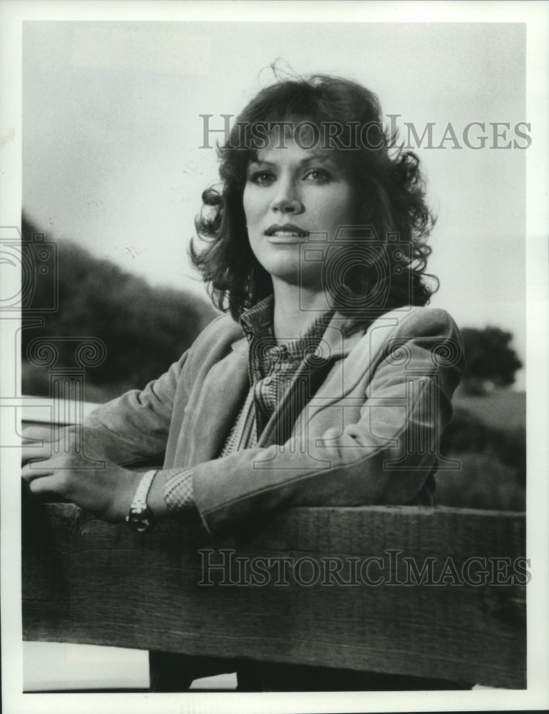 1982 Press Photo Actress Pamela Hensley in "Matt Houston" on ABC Television