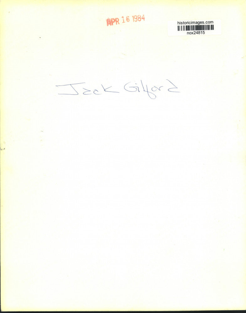1984 Press Photo Actor Jack Gilford - nox24815