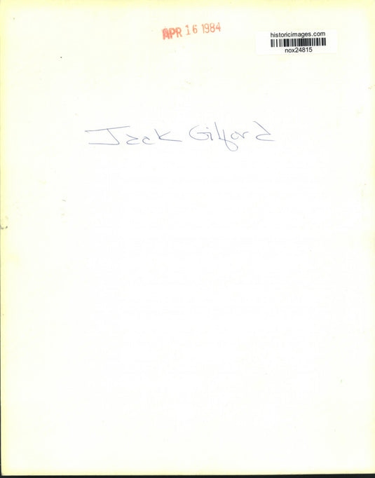 1984 Press Photo Actor Jack Gilford - nox24815