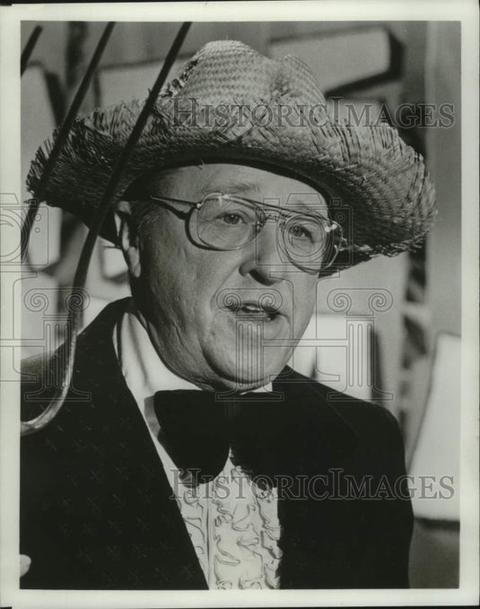 Press Photo Actor/Comedian George Gobel on "Hee Haw" - nox24826