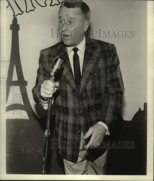 1960 Press Photo Actor/Comedian George Gobel on "The General Electric Theater"
