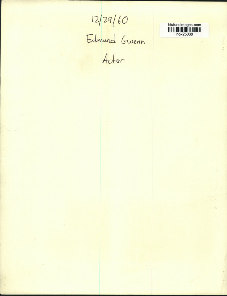 1960 Press Photo Actor Edmund Gwenn - nox25038