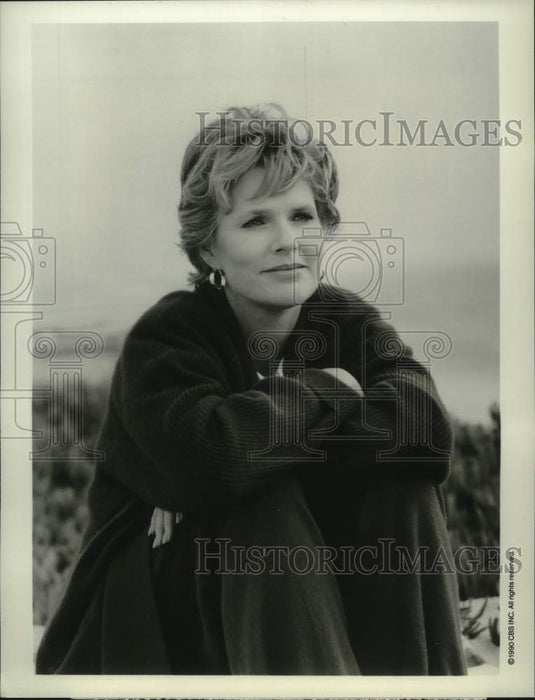 1990 Press Photo Actress Sharon Gless in "The Trials of Rosie O'Neill