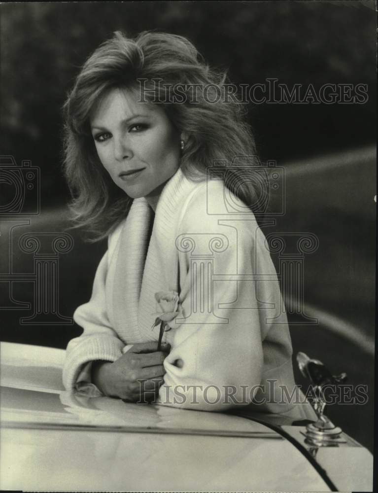 1987 Press Photo Actress Lisa Hartman in "Roses are for the Rich" - nox25182