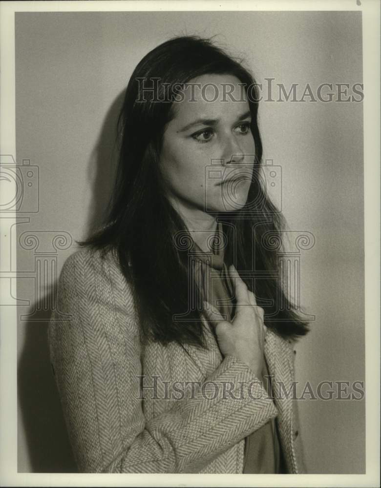 1977 Press Photo Actress Barbara Hershey in "In the Glitter Palace" - nox25239