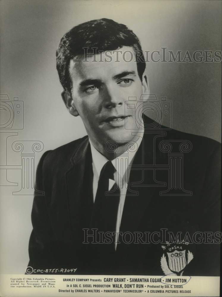 1966 Press Photo Actor Jim Hutton of &quot;Walk, Don&#39;t Run&quot; - nox25300