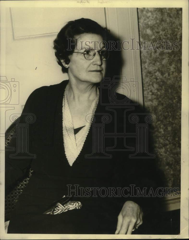 1936 Press Photo New Orleans Author Mrs. Jilson Payne Harrison - nox25386