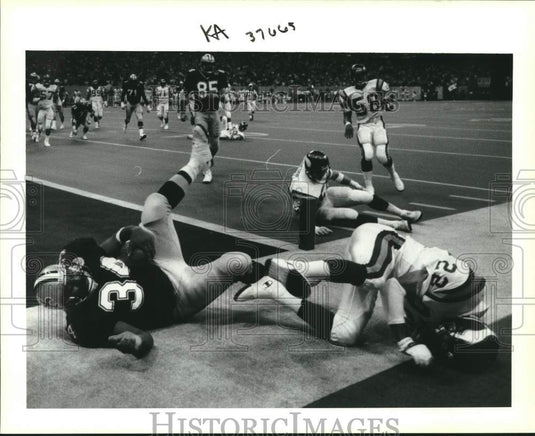 1991 Press Photo Saints Versus Vikings Football Game - nox25454