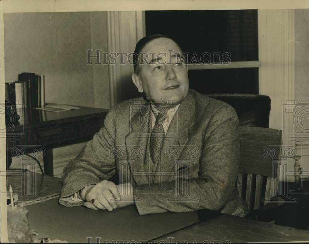 1939 Press Photo British Consul Mr. Bernard J. Gilliat-Smith, New Orleans