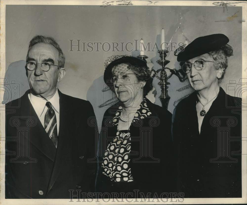 1954 Press Photo Chalmette National Historical Park Association Officers
