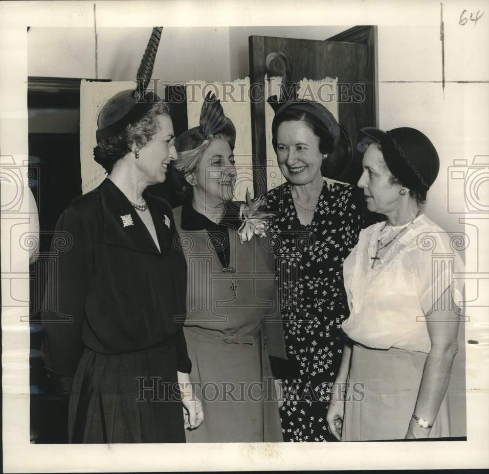 1951 Press Photo Louisiana Diocese Episcopal Church Auxiliary Officers
