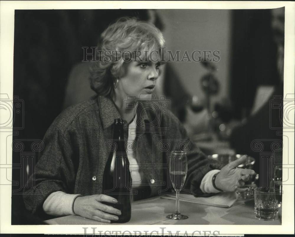 1987 Press Photo Actress Sharon Gless in "Cagney & Lacey" - nox25686
