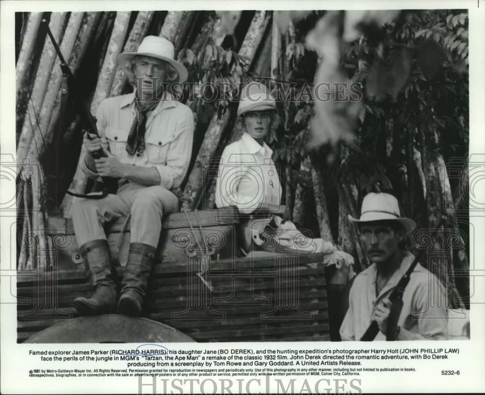 1981 Press Photo Stars of "Tarzan, the Ape Man," Remake of 1932 Film - nox25700