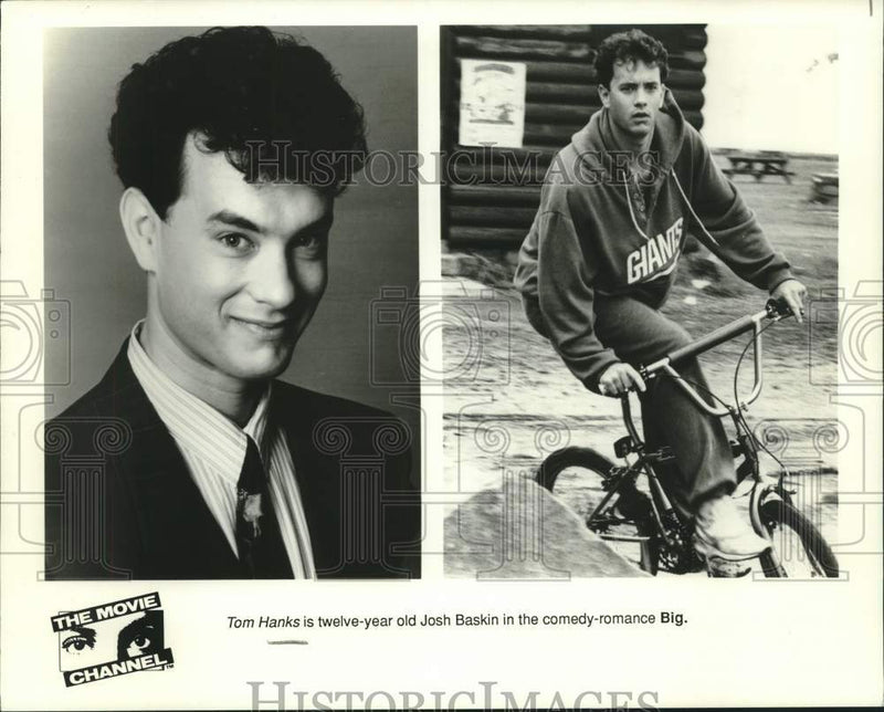 Load image into Gallery viewer, 1989 Press Photo star of "Big" Tom Hanks/Scene from "Big" - nox25833
