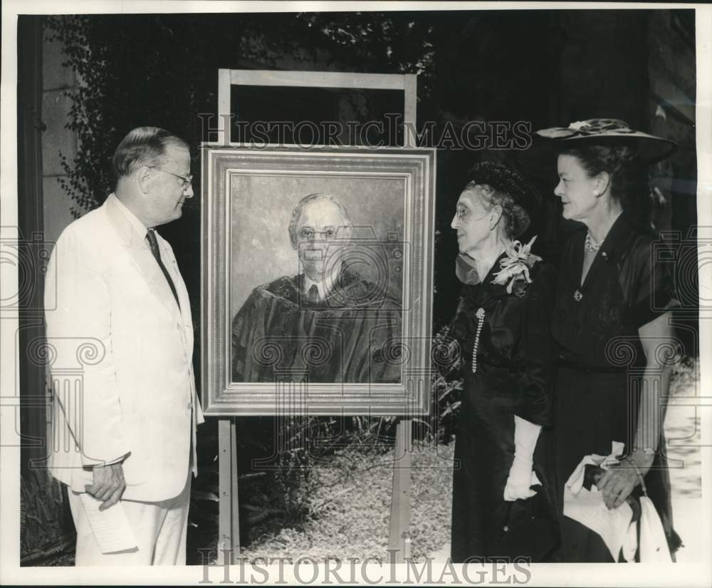 1955 Press Photo Portrait of Former Tulane Professor Dr. Irving Hardesty