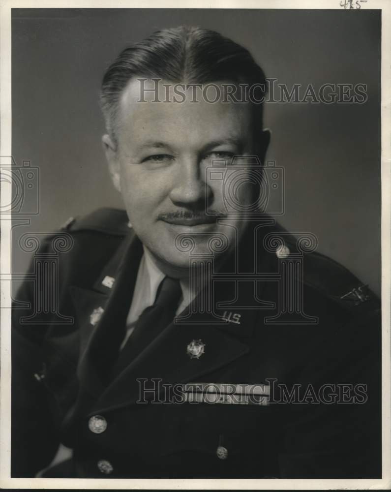 1953 Press Photo Colonel Ernest B. Gray, New Orleans Port of Embarkation