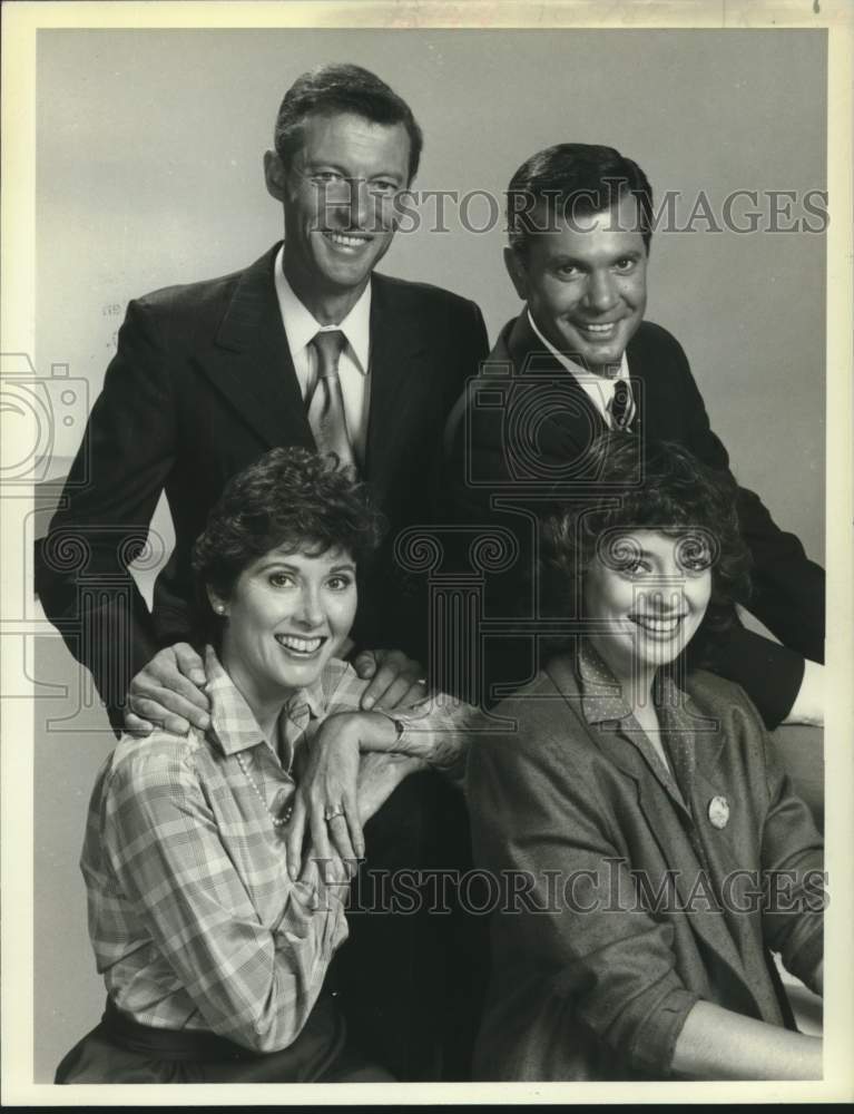 1983 Press Photo Four Cast Members on High School U.S.A. on NBC-TV