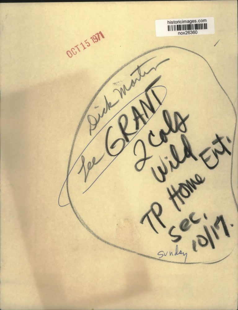 1971 Press Photo Dick Martin, Lee Grant on Television Show