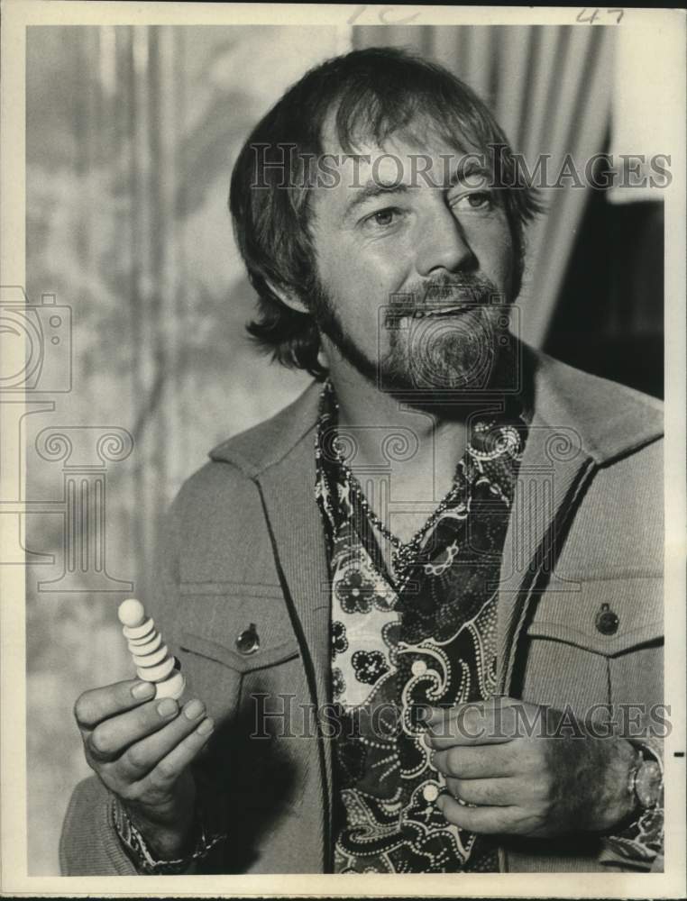 1972 Press Photo Actor Noel Harrison on "The Deadly Gamesmen" on "Ironside"
