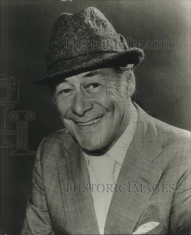 1982 Press Photo Actor Rex Harrison, "My Fair Lady" Saenger Performing Arts