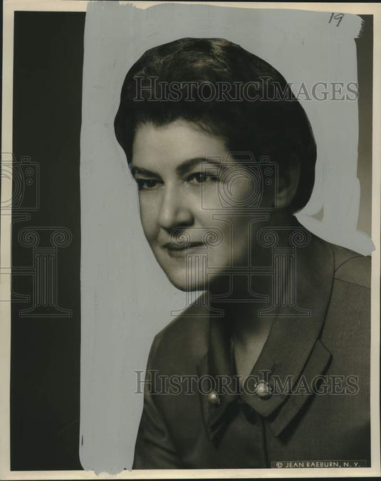 1956 Press Photo Mrs. Lee K. Jaffe, Port of New York Authority