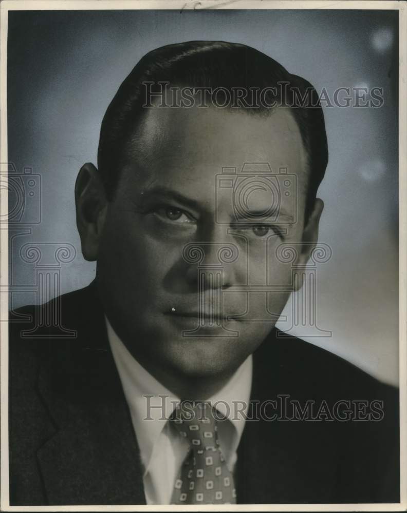 1955 Press Photo Ernest Lee Jahncke Junior, American Broadcasting Company