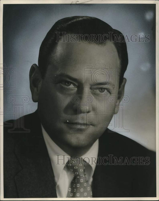 1955 Press Photo Ernest Lee Jahncke Junior, American Broadcasting Company