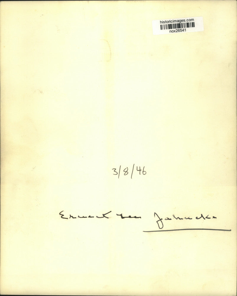 1946 Press Photo Ernest Lee Jahncke