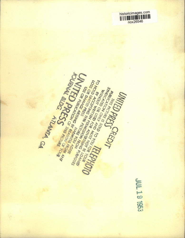 1953 Press Photo Britain's Chief UN delegate Sir Gladwyn Jebb, Others in England