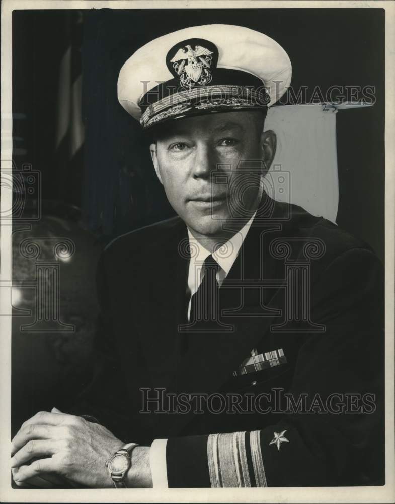 1956 Press Photo Secretary of Navy, Charles S. Thomas