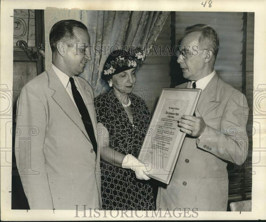 1950 Press Photo New Orleans Community Chest Honors Julius Goldman - nox26913
