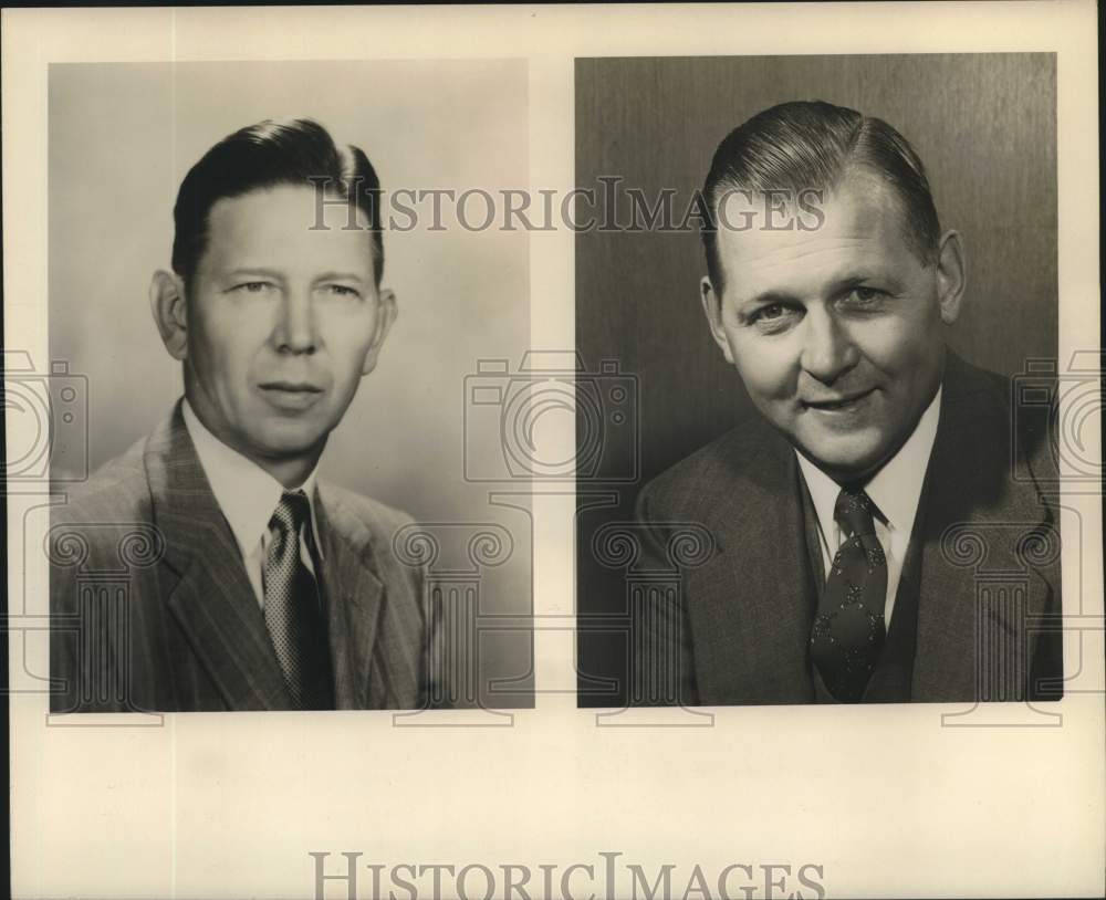1957 Press Photo Sperry Gyroscope Company Officers - nox27313