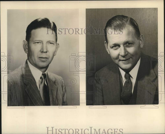 1957 Press Photo Sperry Gyroscope Company Officers - nox27313
