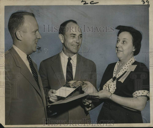 1957 Press Photo Southern Agents Conference Principals, New Orleans - nox27349