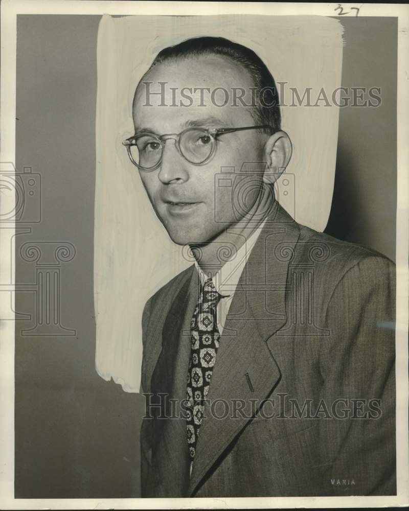 1950 Press Photo Equitable-Mutual Homestead Association Secretary - nox27389