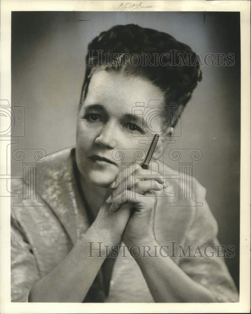 1959 Press Photo Author-Journalist Elithe Hamilton Kirkland - nox27431