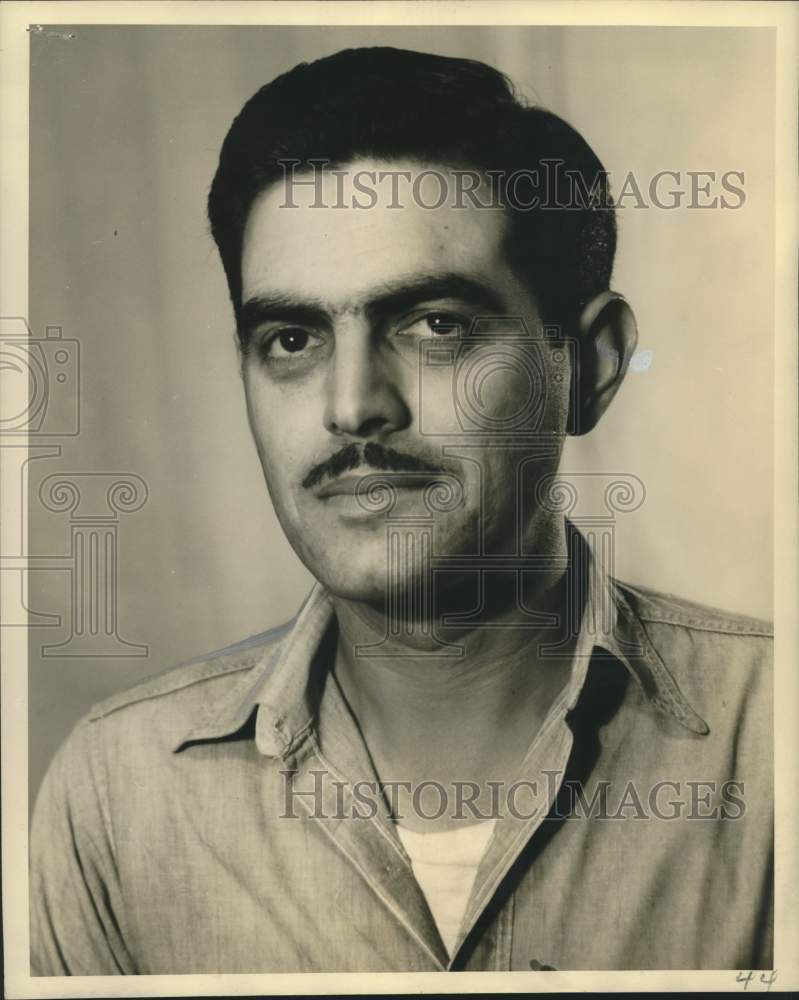 1944 Press Photo Orleanian Joseph Krauss, Carpenter's Mate Third Class, USNR