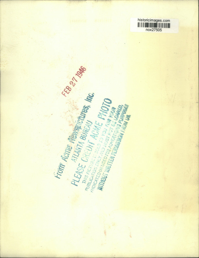 1946 Press Photo Secretary of the Interior J.A. Krug - nox27505