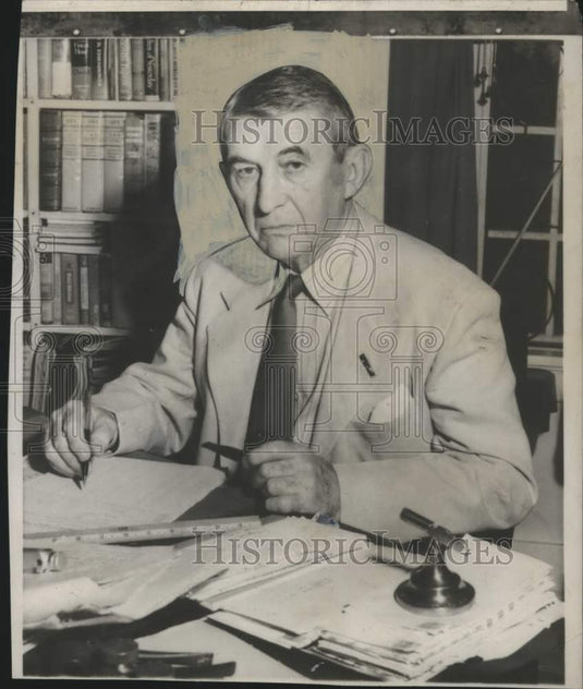 1950 Press Photo Former U.S. Sixth Army Commander General Walter Krueger