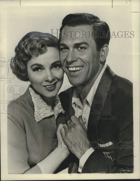 1953 Press Photo Actors Kathryn Grayson & Howard Keel - nox27809