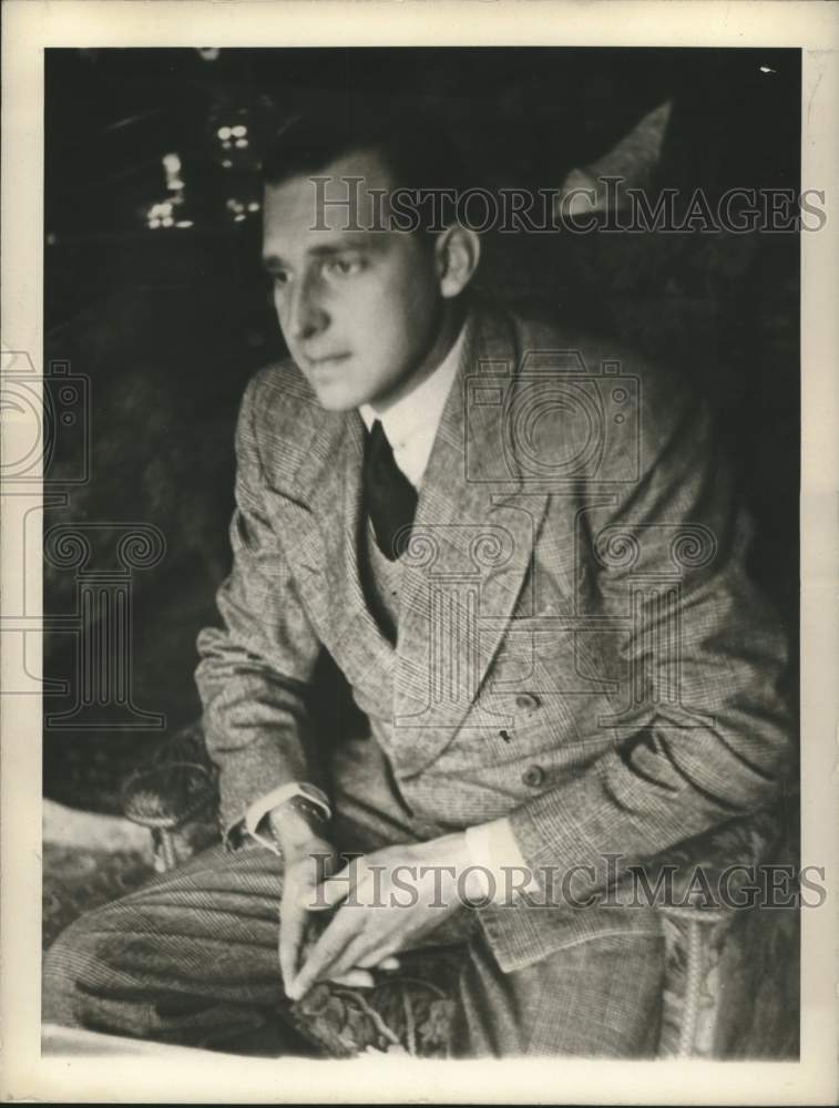 1945 Press Photo Don Juan, Prince of the Asturias, Spain - nox27865