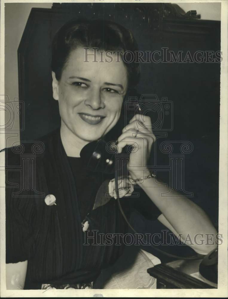 1939 Press Photo Wife of Louisiana Gubernatorial Candidate Sam Jones - nox27889- Historic Images