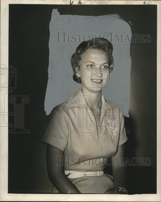 1955 Press Photo Cecilia Kramme Behrman - nox27921