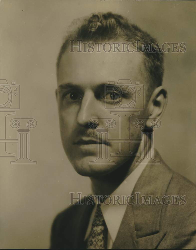 1938 Press Photo Tulane Architecture Associate Gerhardt T. Kramer - nox27931
