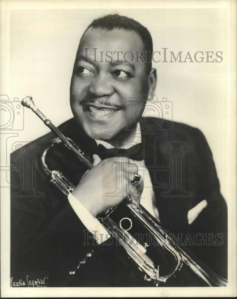 1959 Press Photo Jazz Trumpeter Jonah Jones - nox27966