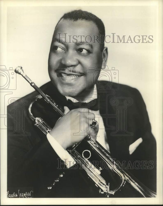 1959 Press Photo Jazz Trumpeter Jonah Jones - nox27966
