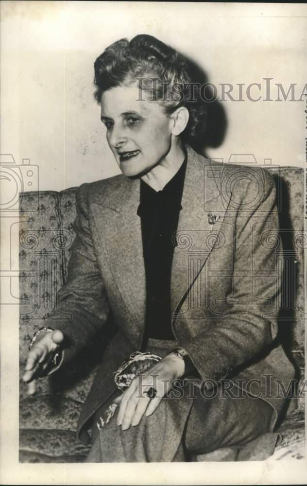 1949 Press Photo Connecticut Industrialist Vivien Kellems - nox28105